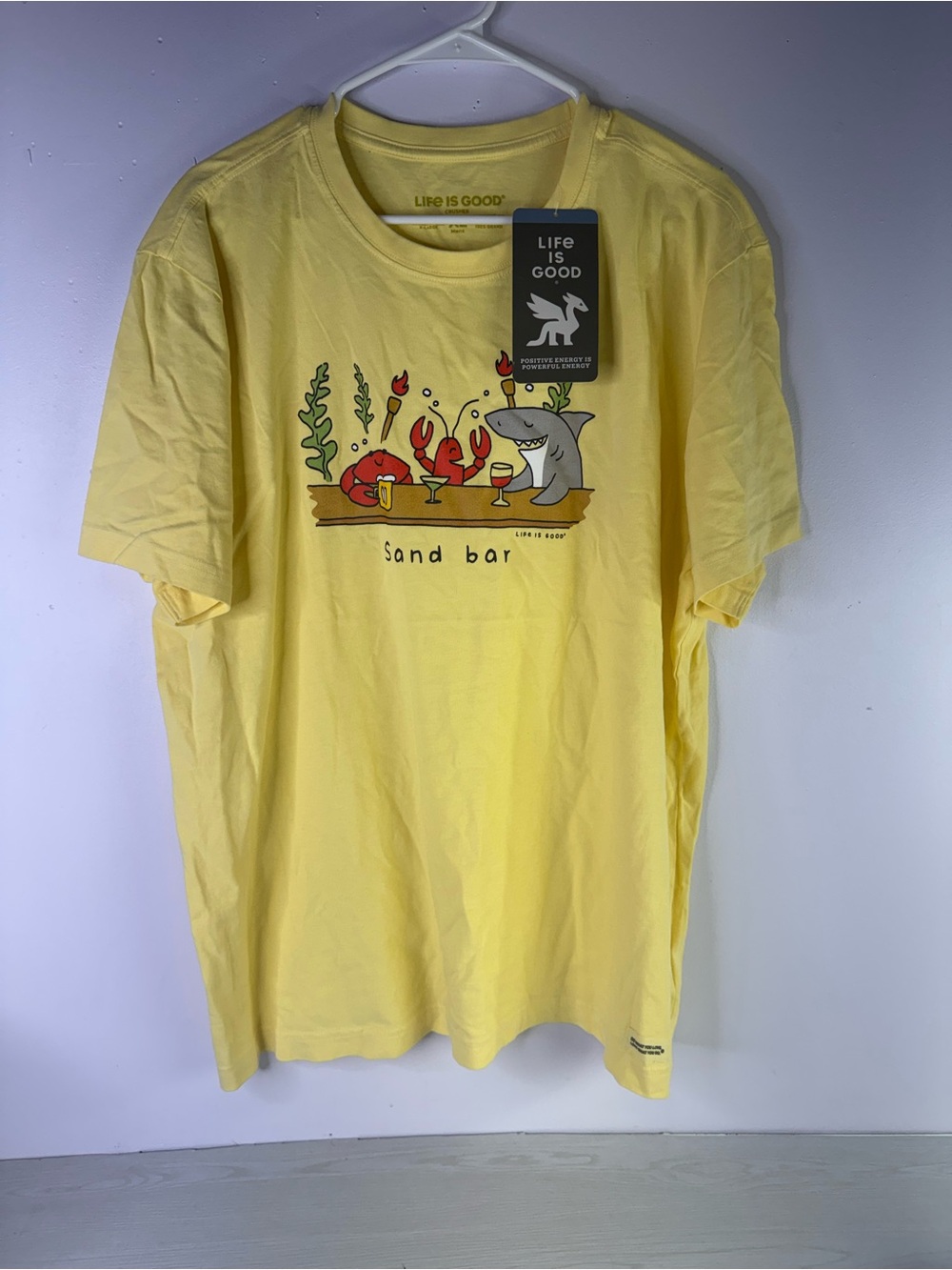 Life is Good "Sand Bar" short-sleeve graphic t-shirt size XL